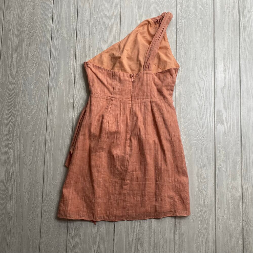 Hello Molly Women's Peach Pink Soft Hearts Club Mini Dress Size Small 4 - Picture 4 of 12